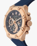  Shop Authentic Guess Third Gear Analog Blue Dial Blue Rubber Strap Watch for Men - GW0334G3 - Luxxuri