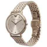  Shop Authentic Emporio Armani Dress Quartz Rose Gold Dial Rose Gold Steel Strap Watch For Women - AR11062 - Luxxuri