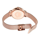  Shop Authentic Emporio Armani Gianni T Bar Mother of Pearl Dial Rose Gold Mesh Bracelet Watch For Women - AR11320 - Luxxuri