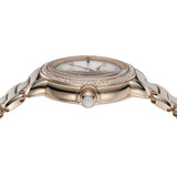  Shop Authentic Emporio Armani Aira Three Hand Mother of Pearl Dial Rose Gold Steel Strap Watch For Women - AR11523 - Luxxuri