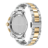  Shop Authentic Salvatore Ferragamo Sapphire Chrono Green Dial Two Tone Steel Strap Watch for Men - SFME01223 - Luxxuri