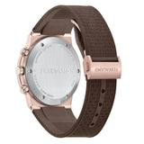  Shop Authentic Salvatore Ferragamo Sapphire Chrono Brown Dial Brown Rubber Strap Watch for Men - SFME01023 - Luxxuri