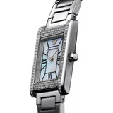  Shop Authentic Emporio Armani Empire Mother of Pearl Dial Silver Steel Strap Watch For Women - AR11625 - Luxxuri