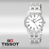  Shop Authentic Tissot T Classic Dream White Dial Silver Steel Strap Watch for Men - T033.410.11.013.01 - Luxxuri