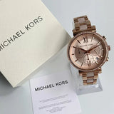  Shop Authentic Michael Kors Sofie Chronograph Rose Gold Dial Rose Gold Steel Strap Watch For Women - MK6560 - Luxxuri