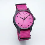  Shop Authentic Calvin Klein Tone Maroon Dial Maroon NATO Strap Watch for Men - K7K514UP - Luxxuri