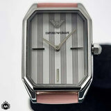  Shop Authentic Emporio Armani Quartz White Dial Pink Leather Strap Watch For Women - AR11207 - Luxxuri