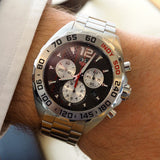  Shop Authentic Tag Heuer Formula 1 Chronograph Grey Dial Silver Steel Strap Watch for Men - CAZ1114.BA0877 - Luxxuri