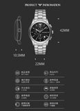  Shop Authentic Emporio Armani Paolo Chronograph Black Dial Silver Steel Strap Watch For Men - AR11602 - Luxxuri