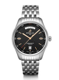  Shop Authentic Breitling Premier Automatic 40mm Day & Date Black Dial Silver Steel Strap Mens Watch - A45340241B1A1 - Luxxuri