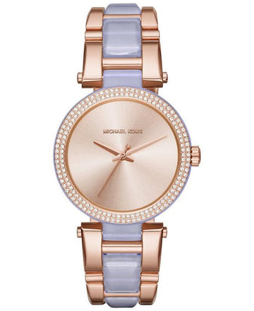  Shop Authentic Michael Kors Delray Rose Gold Dial Two Tone Steel Strap Watch for Women - MK4319 - Luxxuri
