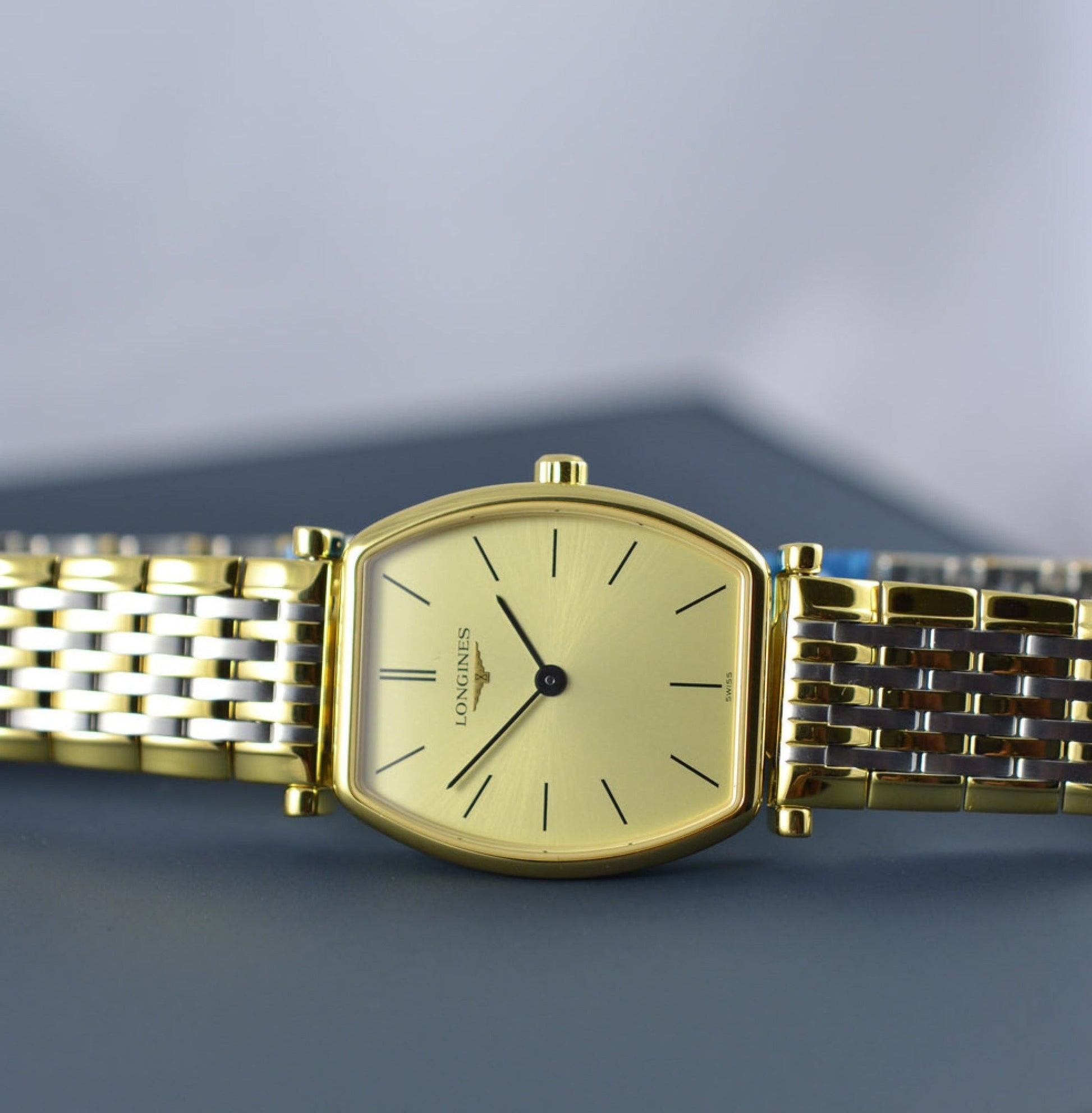  Shop Authentic Longines La Grande Classique Tonneau 22 Yellow Gold Watch for Women - L4.205.2.32.7 - Luxxuri