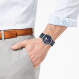  Shop Authentic Versace V-Circle The Clans Edition Blue Dial Blue & Green Leather Strap Watch for Women  - VEBQ00118 - Luxxuri