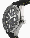  Shop Authentic Tag Heuer Aquaracer Calibre 5 Automatic Black Dial Black Nylon Strap Watch for Men - WAY211A.FC6362 - Luxxuri