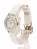  Shop Authentic Marc Jacobs Blade White Dial White Leather Strap Watch for Women - MBM1097 - Luxxuri