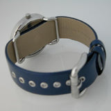  Shop Authentic Marc Jacobs Blue Dial Blue Leather Strap Watch for Women - MBM1137 - Luxxuri