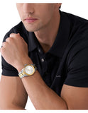  Shop Authentic Michael Kors Everest Three Hand Silver Dial Two Tone Steel Strap Watch For Men - MK9141 - Luxxuri