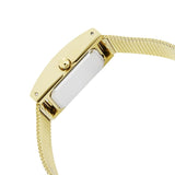  Shop Authentic Guess Nouveau Diamonds Gold Dial Gold Mesh Bracelet Watch for Women - W0127L2 - Luxxuri