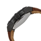  Shop Authentic Guess Rigor Analog Black Dial Brown Leather Strap Watch For Men - W0040G8 - Luxxuri