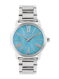  Shop Authentic Michael Kors Hartman Quartz Blue Dial Silver Steel Strap Watch For Women - MK3519 - Luxxuri