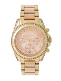  Shop Authentic Michael Kors Blair Chronograph Rose Gold Dial Two Tone Steel Strap Watch for Women - MK6316 - Luxxuri