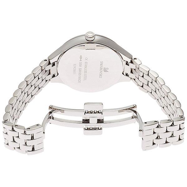  Shop Authentic Swarovski Lovely Crystals Mini White Dial Silver Steel Strap Watch for Women - 5242901 - Luxxuri