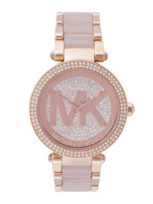 Shop Authentic Michael Kors Parker Pink Dial Pink Steel Strap Watch for Women - MK6176 - Luxxuri