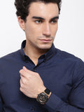  Shop Authentic Guess Force Analog Black Dial Black Leather Strap Watch For Men - W0674G6 - Luxxuri