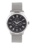 Shop Authentic Guess Delancey Black Dial Silver Mesh Bracelet Watch for Men - W0871G1 - Luxxuri