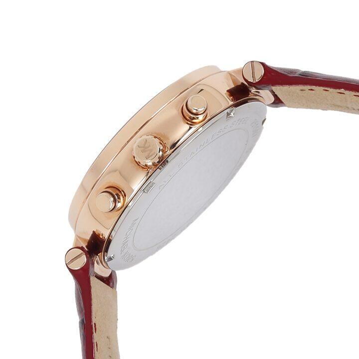 Shop Authentic Michael Kors Sawyer Maroon Dial Maroon Leather Strap Watch for Women - MK2426 - Luxxuri
