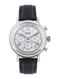  Shop Authentic Fossil Buchanan Chronograph Silver Dial Black Leather Strap Watch for Men - FS5102 - Luxxuri