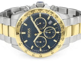  Shop Authentic Hugo Boss Hero Blue Dial Two Tone Steel Strap Watch for Men - 1513767 - Luxxuri