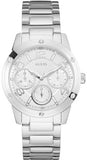  Shop Authentic Guess Confetti Silver Dial Silver Steel Strap Watch for Women - W0778L1 - Luxxuri