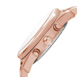  Shop Authentic Fossil Boyfriend Multifunction Rose Gold Dial Rose Gold Steel Strap Watch for Women - ES3885 - Luxxuri