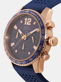  Shop Authentic Guess Fleet Blue Dial Blue Rubber Strap Watch for Men - W0971G3 - Luxxuri