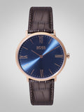  Shop Authentic Hugo Boss Classic Jackson Blue Dial Brown Leather Strap Watch for Men - 1513458 - Luxxuri