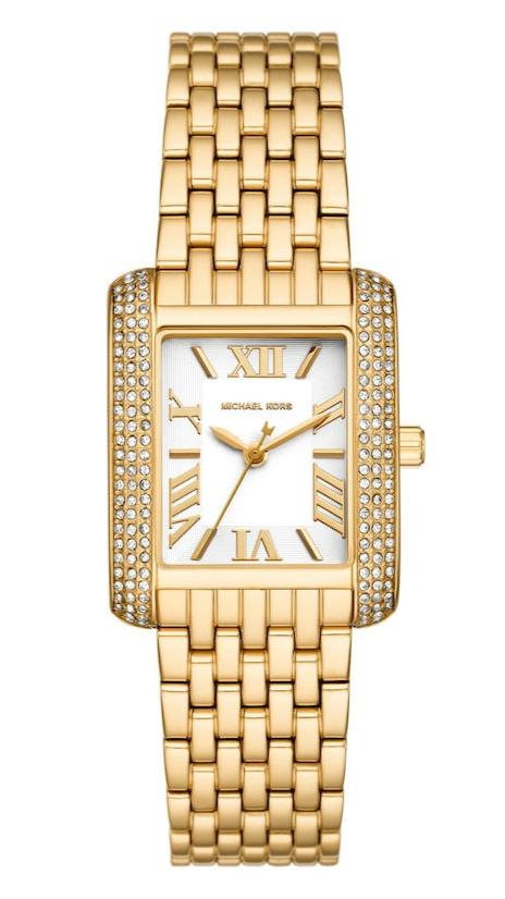  Shop Authentic Michael Kors Emery Pave Double Wrap White Dial Gold Steel Strap Watch for Women - MK4833 - Luxxuri