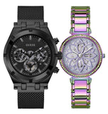  Shop Authentic Guess Lily Analog Purple Dial Purple Steel Strap Watch For Women - GW0528L4 - Luxxuri