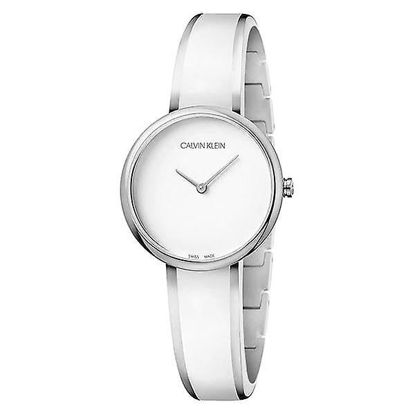  Shop Authentic Calvin Klein Seduce White Dial Two Tone Steel Strap Watch for Women - K4E2N116 - Luxxuri