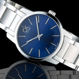  Shop Authentic Calvin Klein City Blue Dial Silver Steel Strap Watch for Women - K2G2314N - Luxxuri