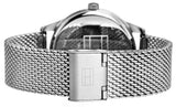  Shop Authentic Tommy Hilfiger Damon Quartz Chronograph Black Dial Silver Mesh Bracelet Watch for Men - 1791415 - Luxxuri