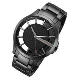  Shop Authentic Armani Exchange Hampton Chronograph Black Dial Black Steel Strap Watch For Men - AX2189 - Luxxuri