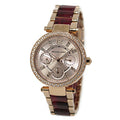  Shop Authentic Michael Kors Parker Rose Gold Dial Two Tone Steel Strap Watch for Women - MK6239 - Luxxuri