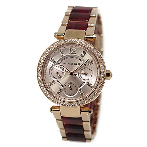  Shop Authentic Michael Kors Parker Rose Gold Dial Two Tone Steel Strap Watch for Women - MK6239 - Luxxuri