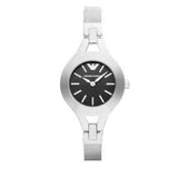  Shop Authentic Emporio Armani Classic Quartz Black Dial Silver Steel Strap Watch For Women - AR7328 - Luxxuri