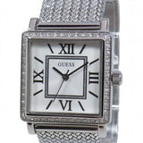  Shop Authentic Guess Highline White Dial Silver Mesh Bracelet Watch For Women - W0826L1 - Luxxuri
