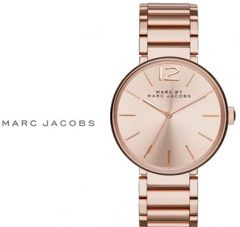  Shop Authentic Marc Jacobs Peggy Rose Gold Dial Rose Gold Steel Strap Watch for Women - MBM3406 - Luxxuri