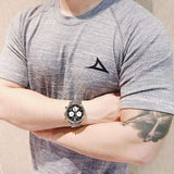  Shop Authentic Movado Heritage Calendoplan Chronograph Black Dial Silver Steel Strap Watch for Men - 3650014 - Luxxuri