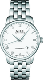  Shop Authentic Mido Baroncelli II Automatic White Dial Silver Steel Strap Watch For Men - M8600.4.26.1 - Luxxuri