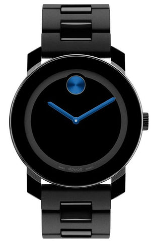  Shop Authentic Movado Bold TR90 Black Dial Black Steel Strap Watch for Men - 3600099 - Luxxuri